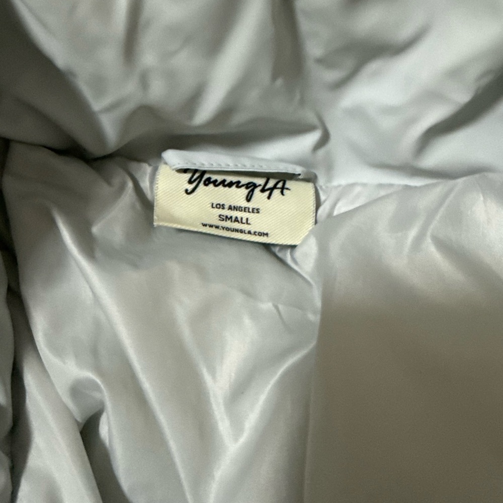 YoungLA Light Gray Puffer Jacket - image 4